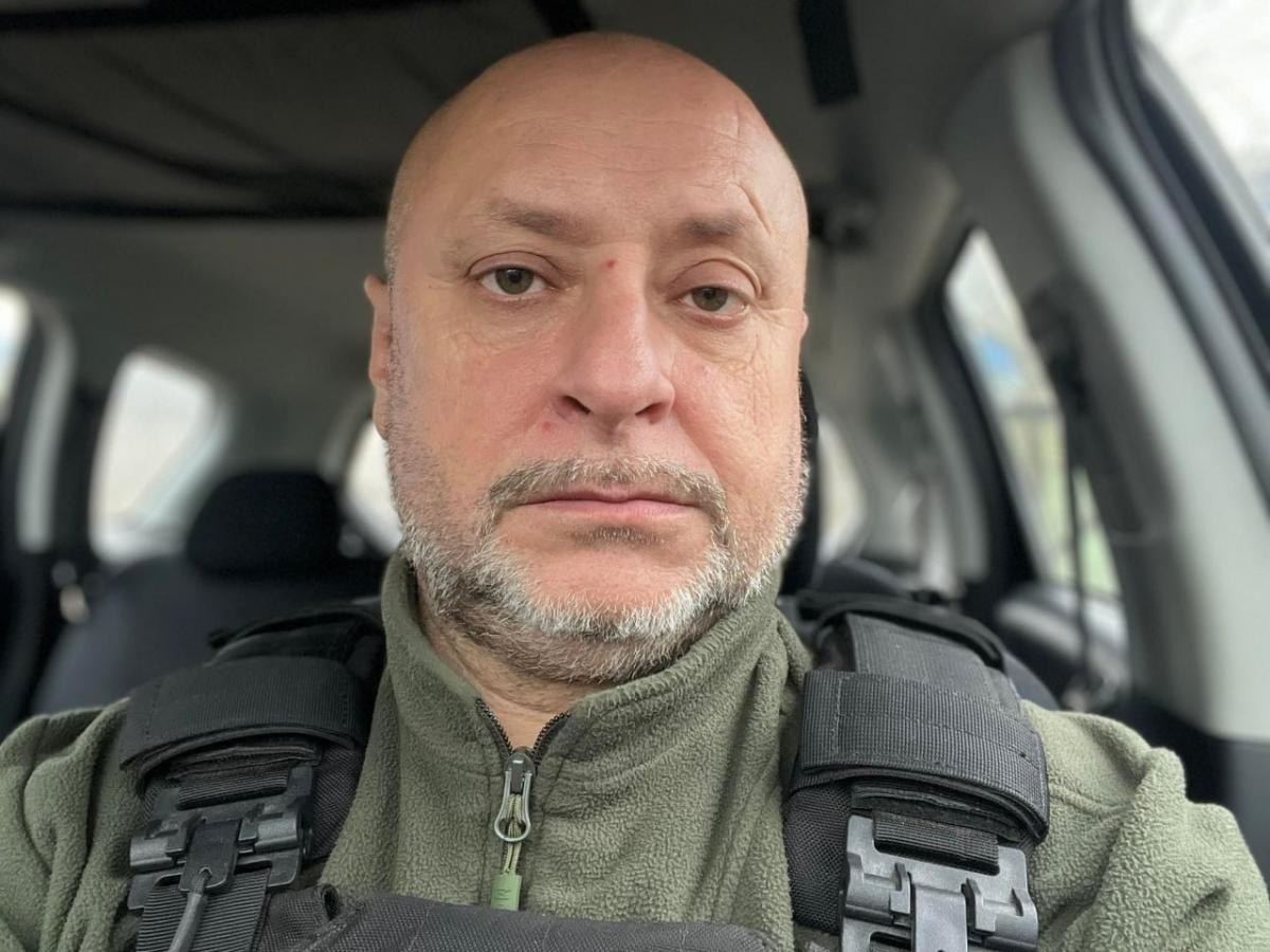 Карта Оріхівського напрямку з позначенням Степногірська, Приморського, Плавнів та Оріхова