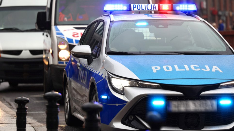 Поліція поблизу місця інциденту у Варшаві
