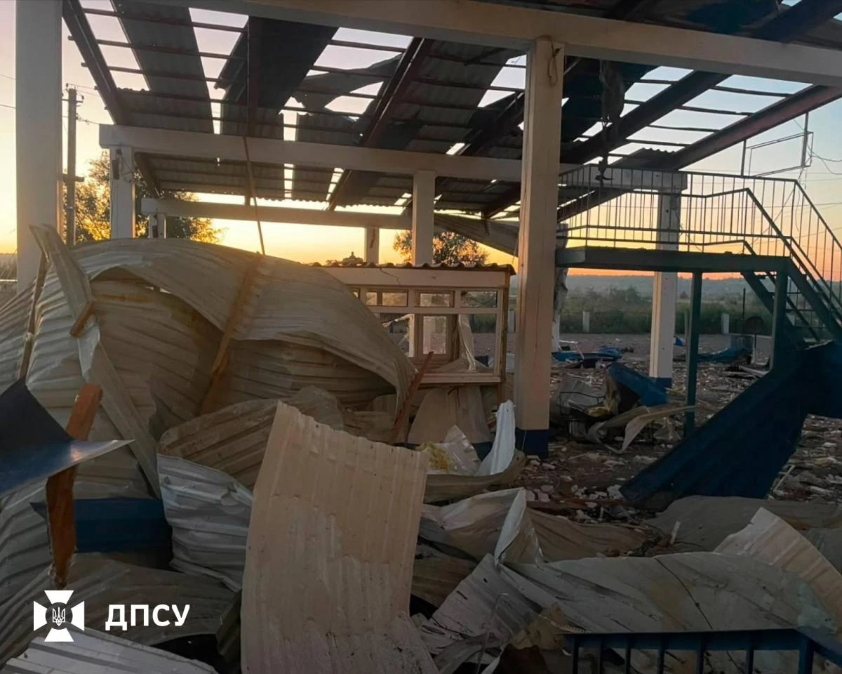 У ніч на 21 серпня безпілотники пошкодили пункт пропуску Табаки на кордоні з Молдовою